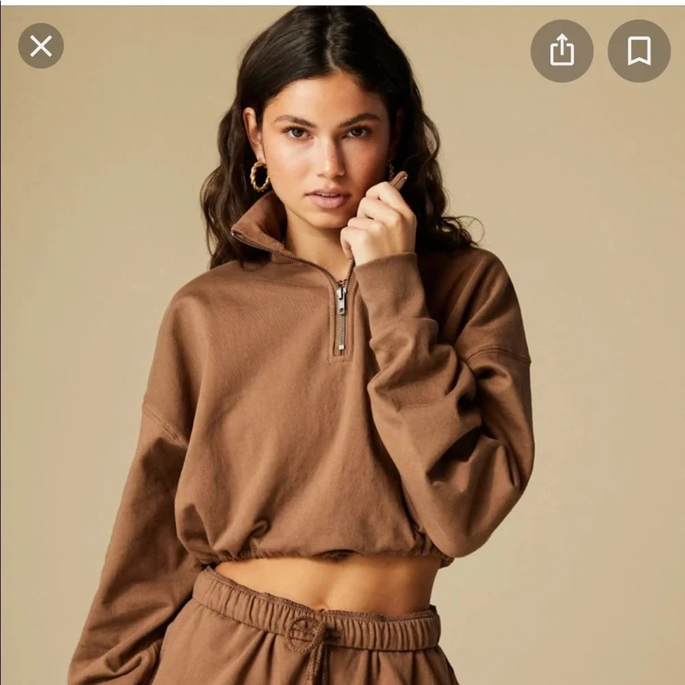 Tan lines SANTA BARBARA SWEATSHIRT- mocha - Picture 1 of 11